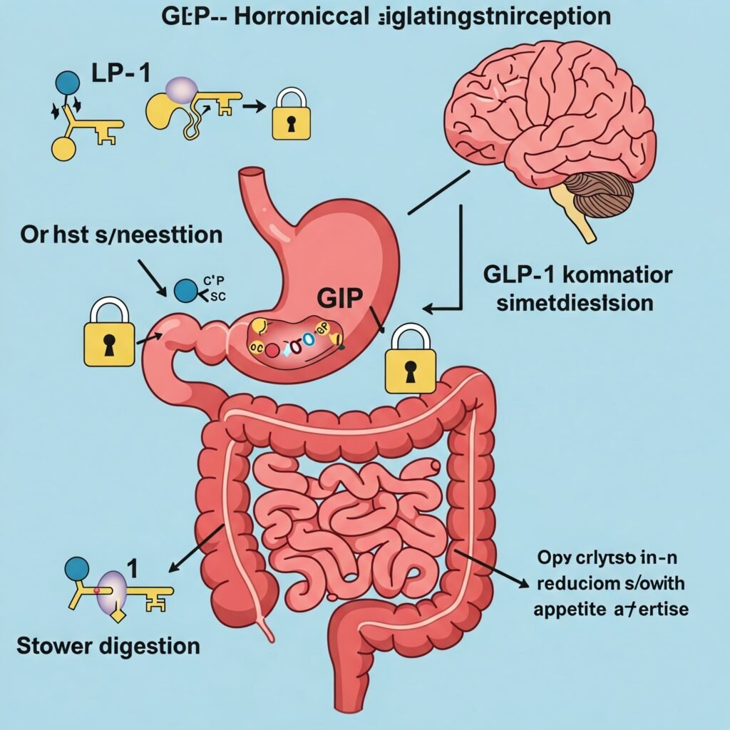 How GLP-1 & GIP weight loss injections work on digestion and appetite