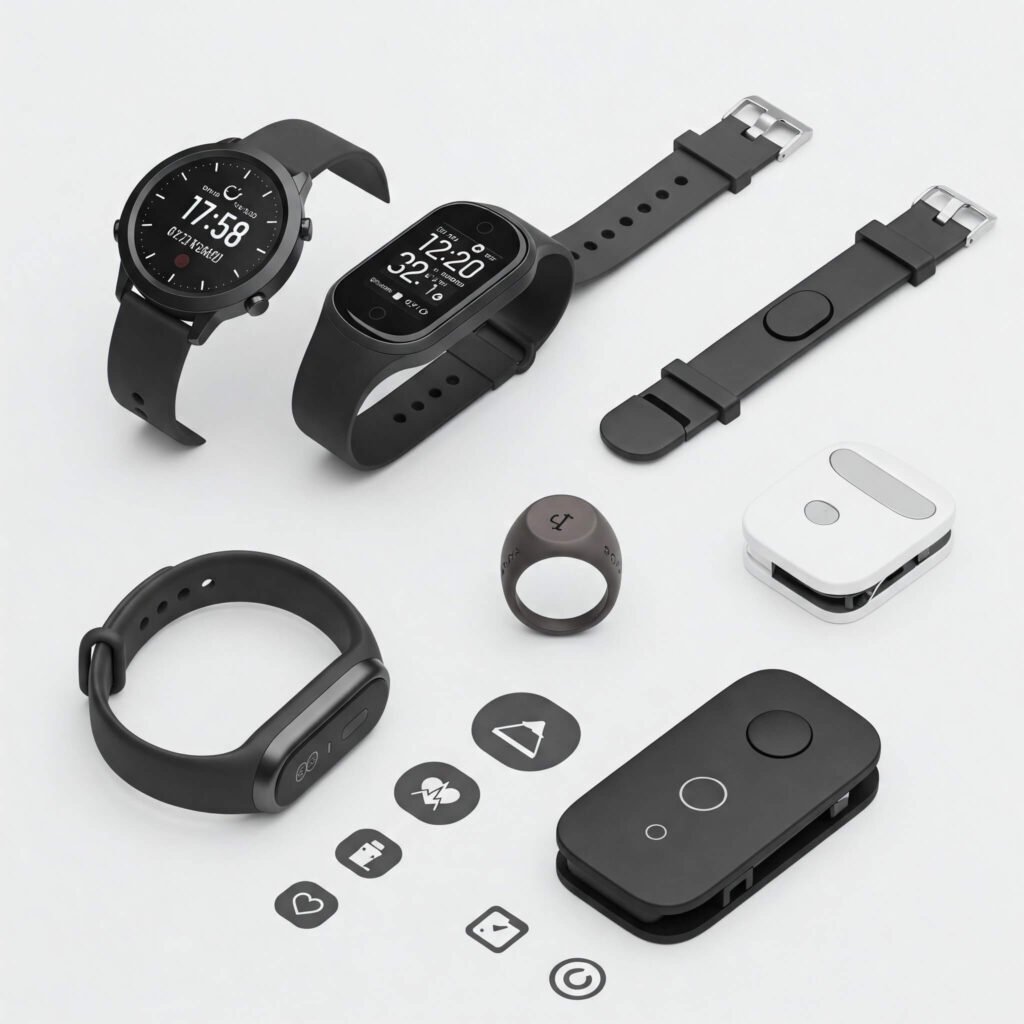 Diverse range of fitness trackers