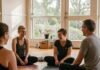 Building a Wellness Community: How to Connect with Like-Minded People Diverse group connecting in a peaceful, wellness-oriented setting