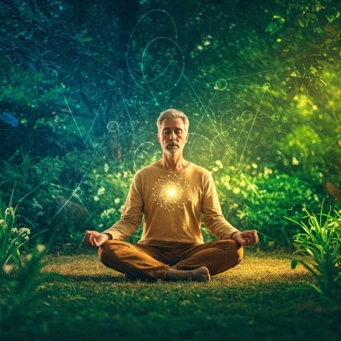 Holistic wellness, balance, and new beginnings visualized Holistic wellness, balance, and new beginnings visualized