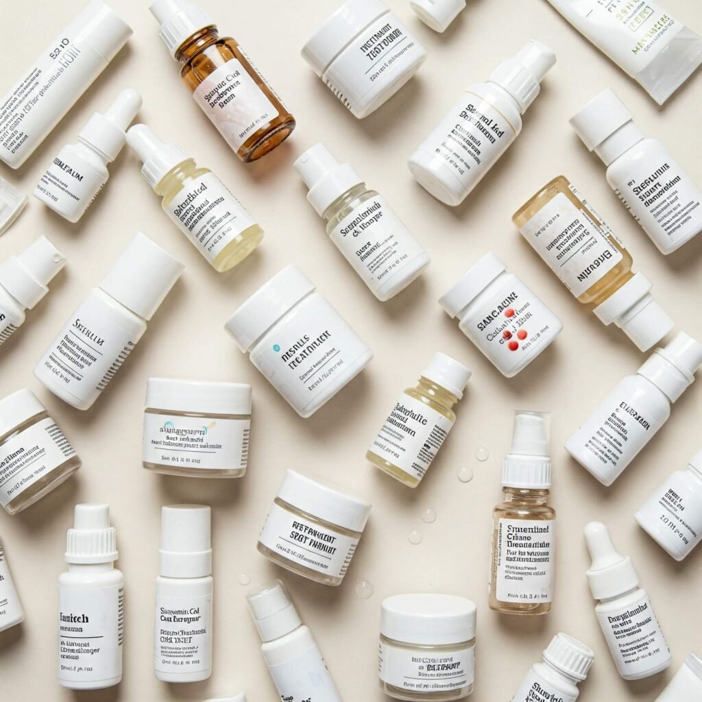 Acne treatment product assortment