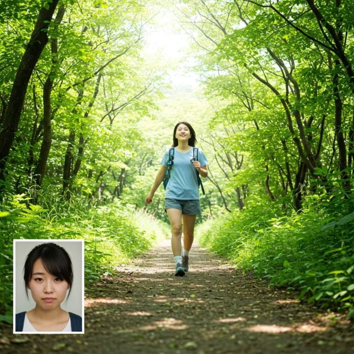 Person enjoying an active, healthy life after surgery.