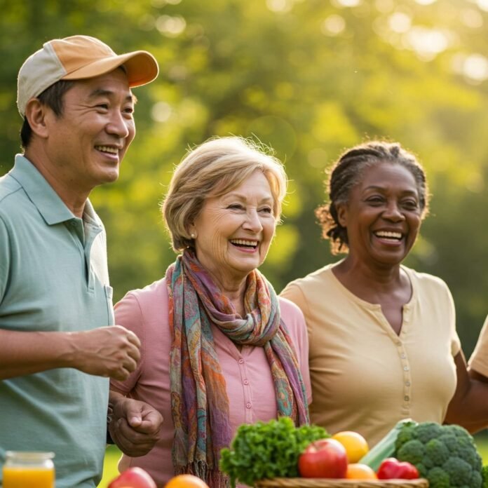 Vibrant Seniors Enjoying Outdoor Activities