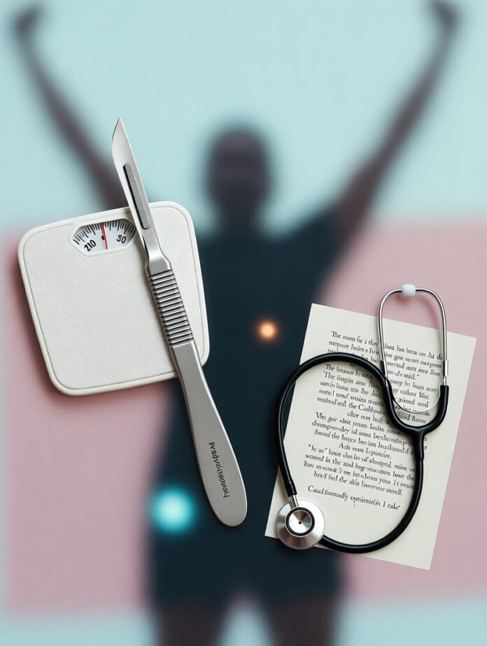 Messy kitchen counter with protein spill and floating band-aid