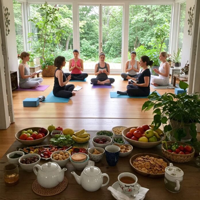 Modern Wellness Retreat with Diverse Activities