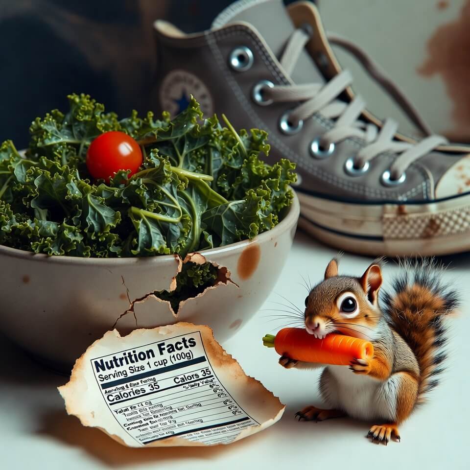 Messy counter with tuna, protein shake, and 148g protein log