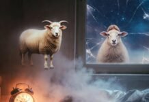 What to Expect from Sleep Therapy: A Comprehensive Guide Tired person in bed with floating judgmental sheep therapists